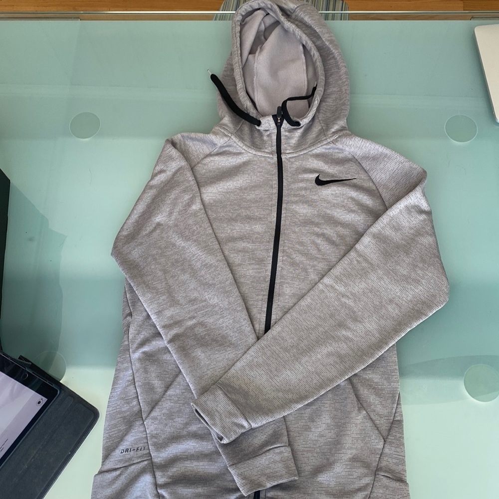 Men's large Nike dry fit zip hoodie